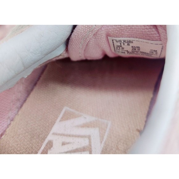 Girls Vans 500714 Old Skool Pale Pink Low Top Skate Sneakers Shoes Size 11.5 Kid - Picture 9 of 12